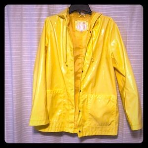 Yellow Xhilaration Rain Jacket